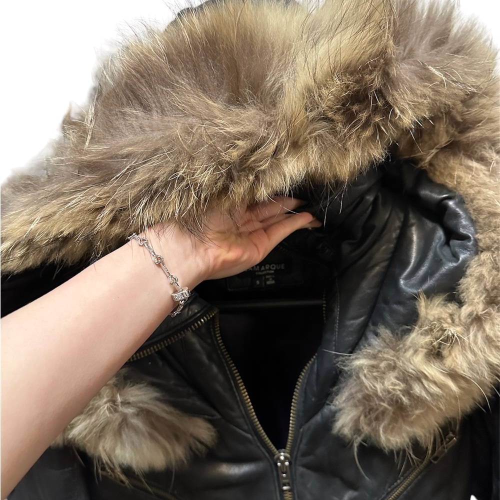 Fux leather -30 degree jacket